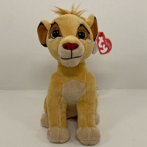 Ty‎ Disney The Lion King Simba Fandom Collectible 7” Plush Stuffed Animal Cute